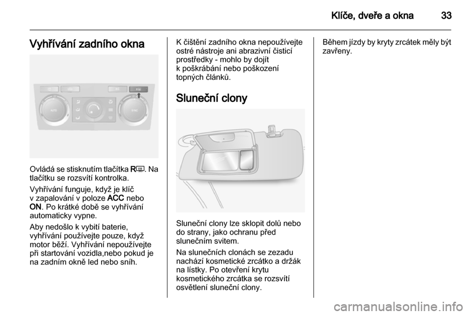 OPEL ANTARA 2013.5  Uživatelská příručka (in Czech) 