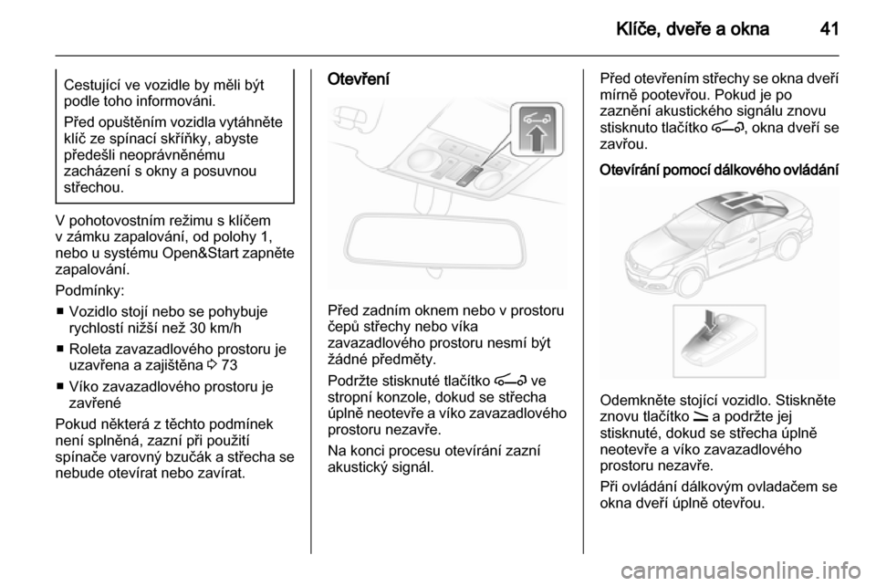 OPEL ASTRA H 2010.5  Uživatelská příručka (in Czech) 