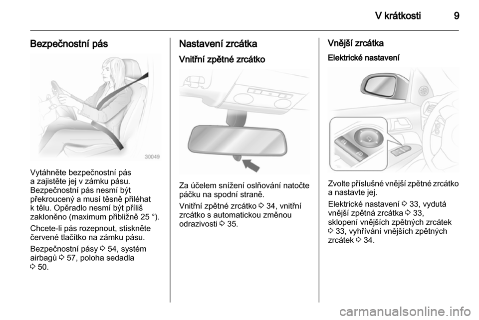 OPEL ASTRA H 2010.5  Uživatelská příručka (in Czech) 