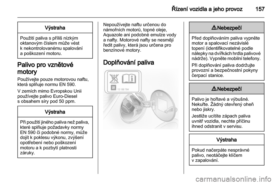 OPEL ASTRA H 2012  Uživatelská příručka (in Czech) 