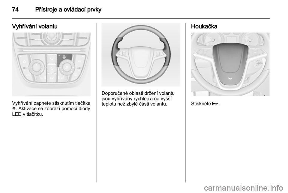 OPEL ASTRA J 2010.5  Uživatelská příručka (in Czech) 