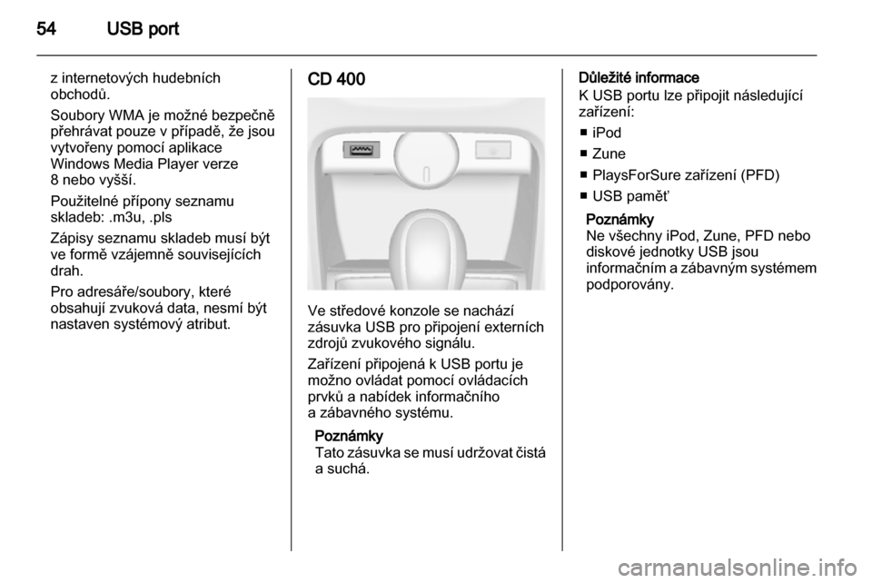 OPEL ASTRA J 2012  Příručka k informačnímu systému (in Czech) 