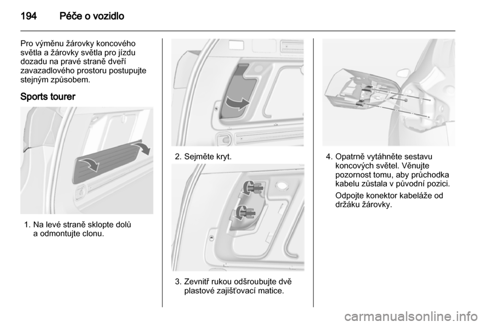 OPEL ASTRA J HB5 & ST 2012  Uživatelská příručka (in Czech) 