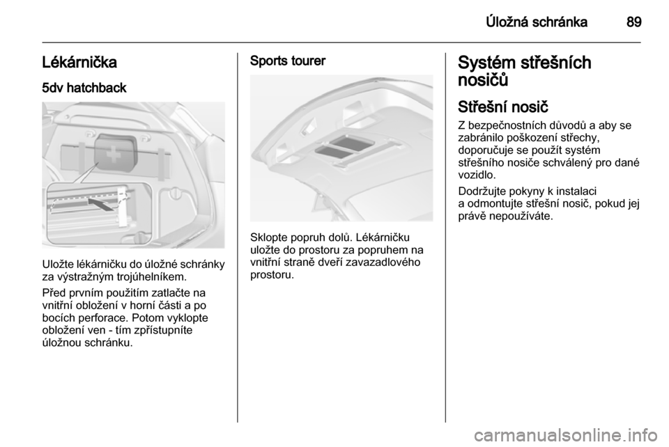 OPEL ASTRA J HB5 & ST 2012  Uživatelská příručka (in Czech) 