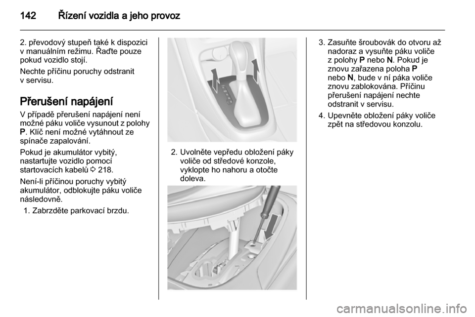 OPEL CASCADA 2013.5  Uživatelská příručka (in Czech) 