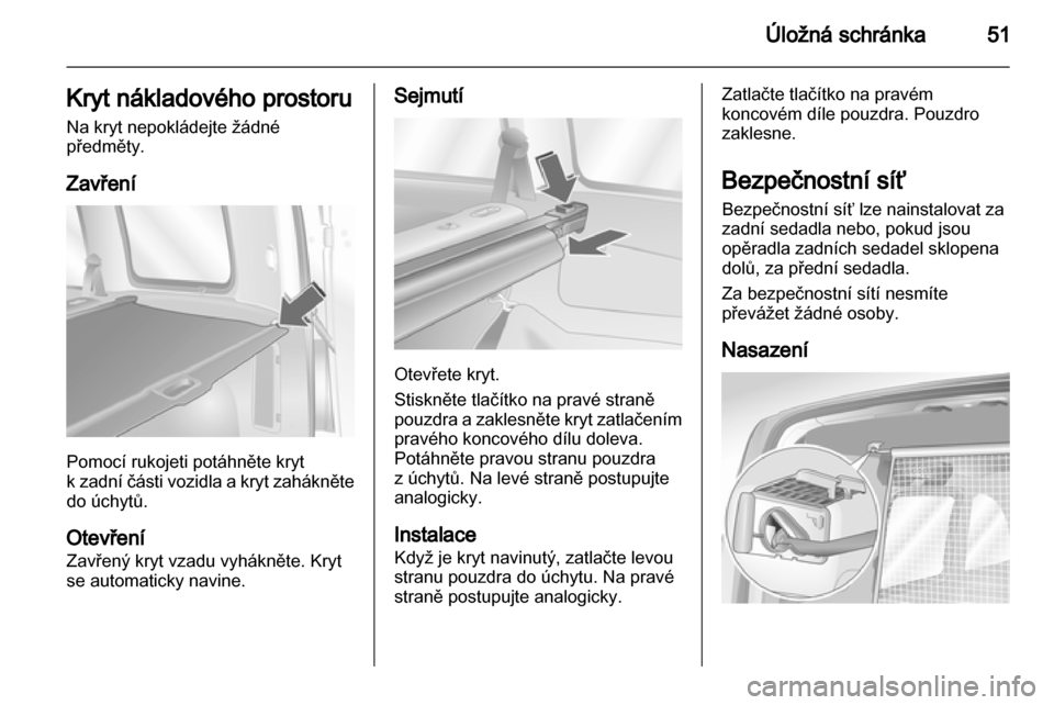 OPEL COMBO 2011  Uživatelská příručka (in Czech) 