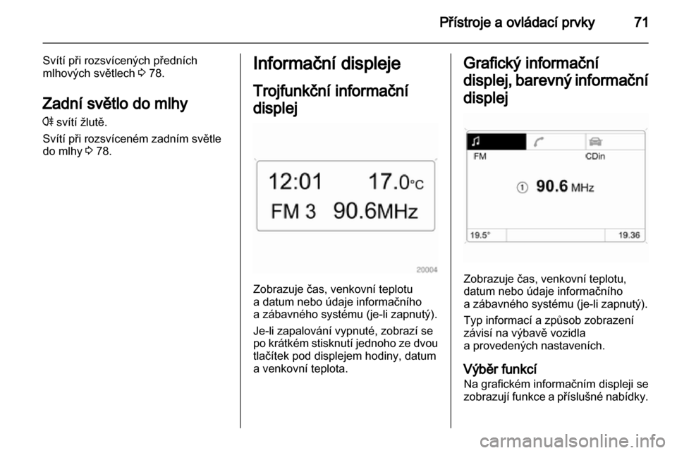 OPEL COMBO 2011  Uživatelská příručka (in Czech) 