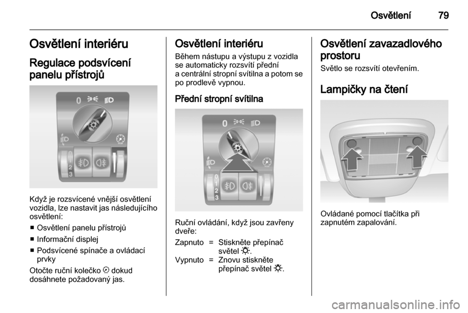 OPEL COMBO 2011  Uživatelská příručka (in Czech) 