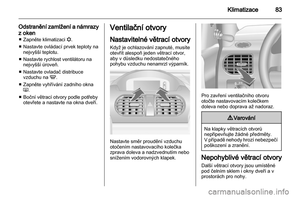 OPEL COMBO 2011  Uživatelská příručka (in Czech) 