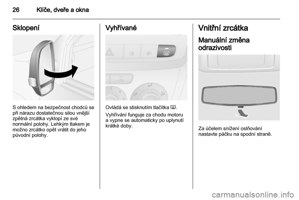 OPEL COMBO D 2012  Uživatelská příručka (in Czech) 