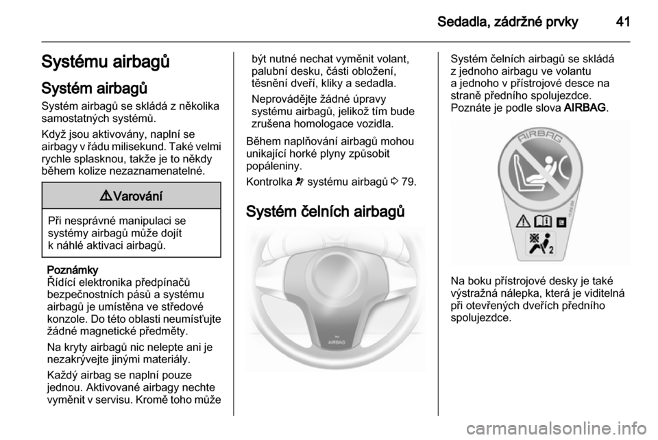OPEL CORSA 2011  Uživatelská příručka (in Czech) 