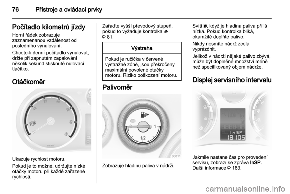 OPEL CORSA 2011.5  Uživatelská příručka (in Czech) 