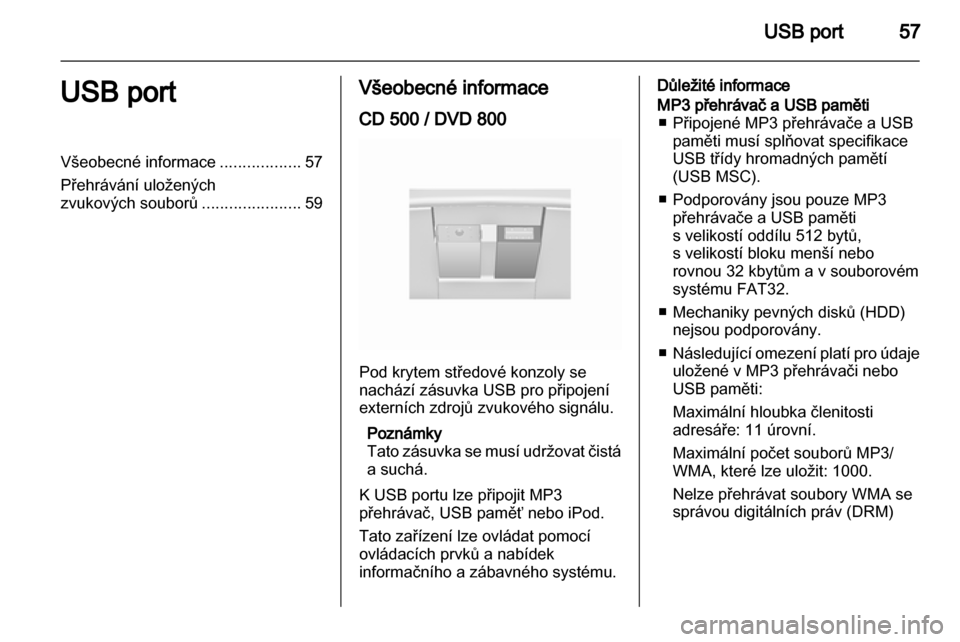 OPEL INSIGNIA 2010.5  Příručka k informačnímu systému (in Czech) 