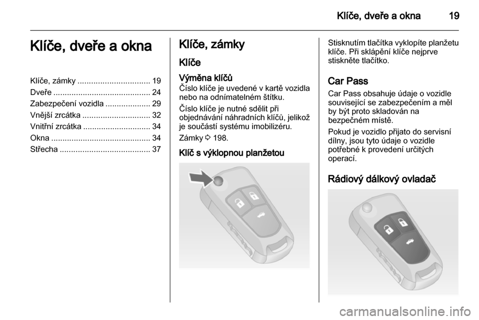 OPEL INSIGNIA 2010.5  Uživatelská příručka (in Czech) 