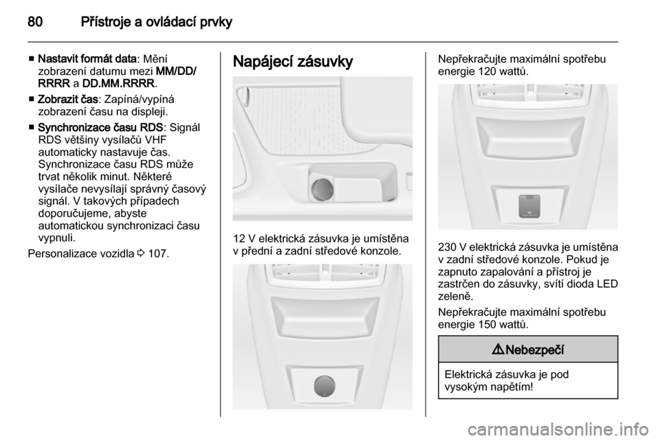 OPEL INSIGNIA 2011  Uživatelská příručka (in Czech) 