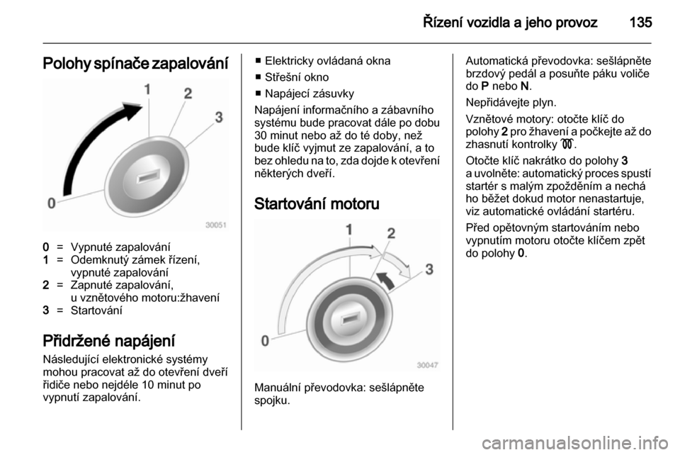 OPEL INSIGNIA 2011.5  Uživatelská příručka (in Czech) 