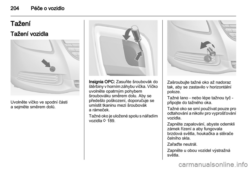 OPEL INSIGNIA 2011.5  Uživatelská příručka (in Czech) 