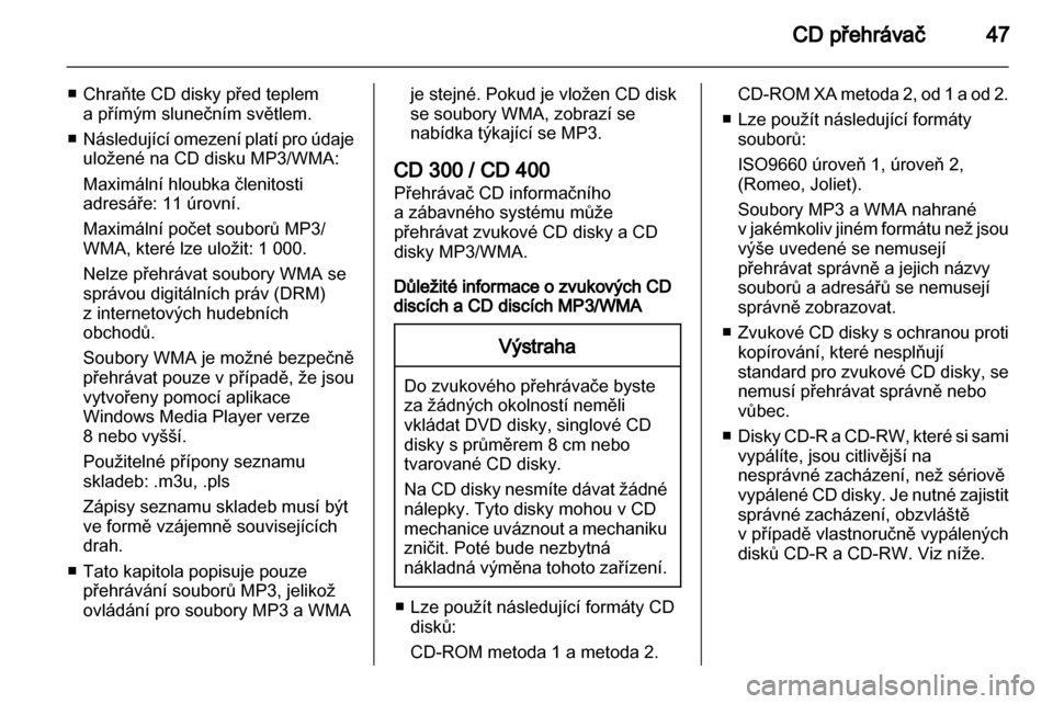 OPEL INSIGNIA 2012  Příručka k informačnímu systému (in Czech) 