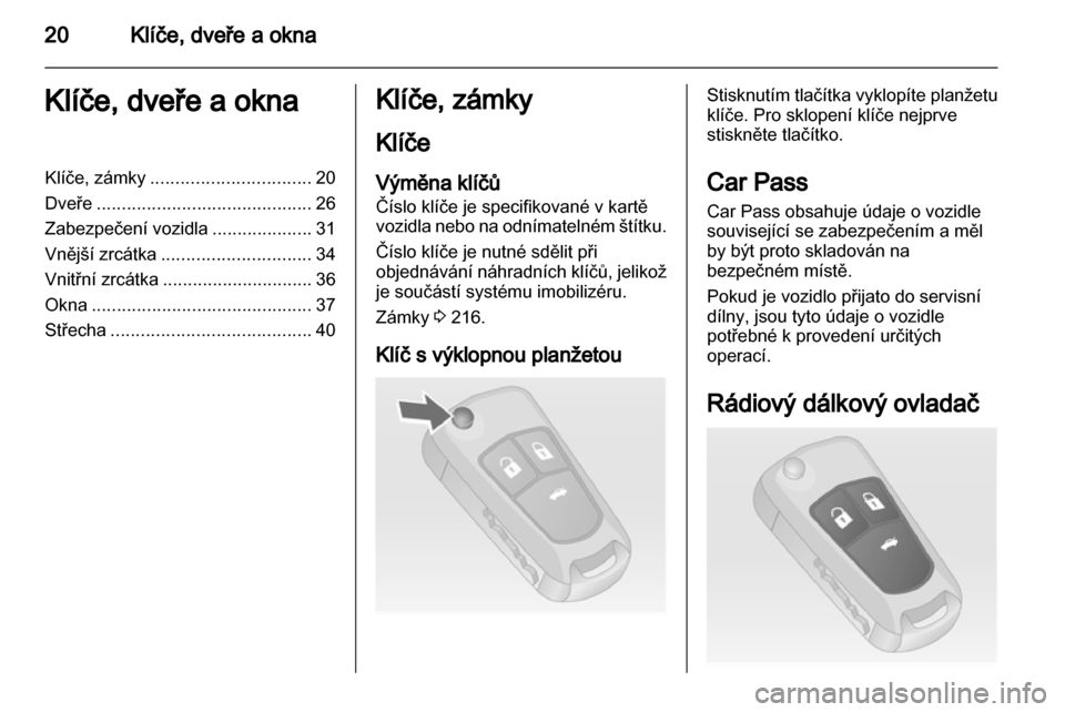 OPEL INSIGNIA 2012  Uživatelská příručka (in Czech) 