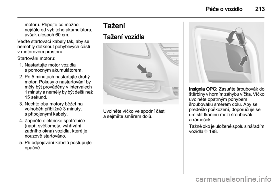 OPEL INSIGNIA 2012  Uživatelská příručka (in Czech) 