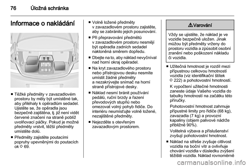 OPEL INSIGNIA 2012  Uživatelská příručka (in Czech) 