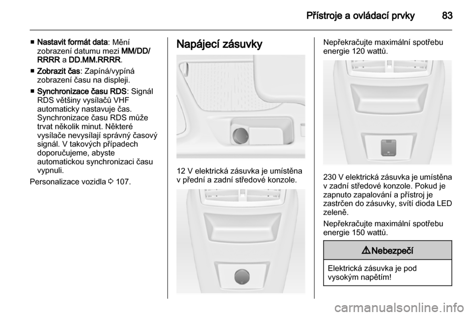 OPEL INSIGNIA 2012  Uživatelská příručka (in Czech) 