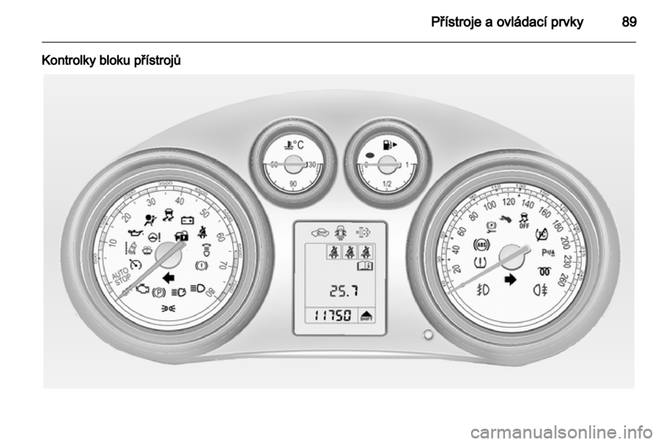 OPEL INSIGNIA 2012  Uživatelská příručka (in Czech) 