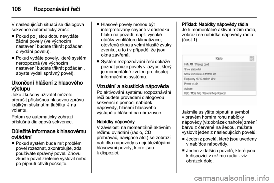 OPEL INSIGNIA 2012.5  Příručka k informačnímu systému (in Czech) 