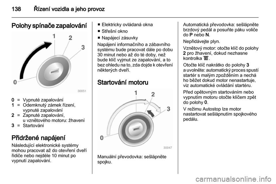 OPEL INSIGNIA 2012.5  Uživatelská příručka (in Czech) 