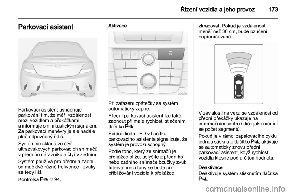 OPEL INSIGNIA 2012.5  Uživatelská příručka (in Czech) 