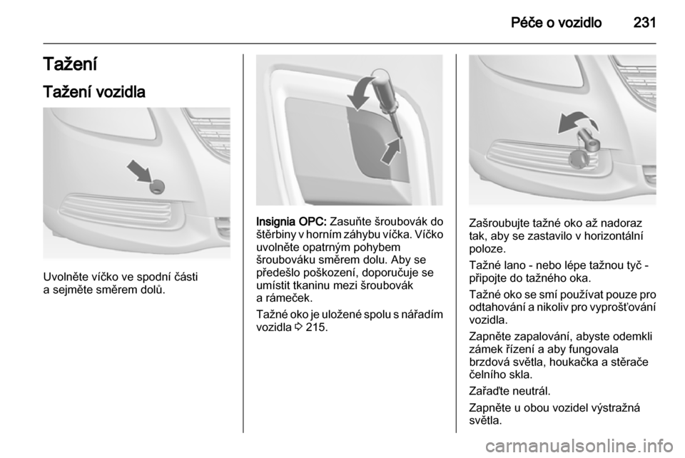 OPEL INSIGNIA 2012.5  Uživatelská příručka (in Czech) 