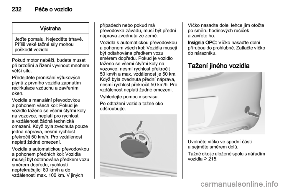 OPEL INSIGNIA 2012.5  Uživatelská příručka (in Czech) 