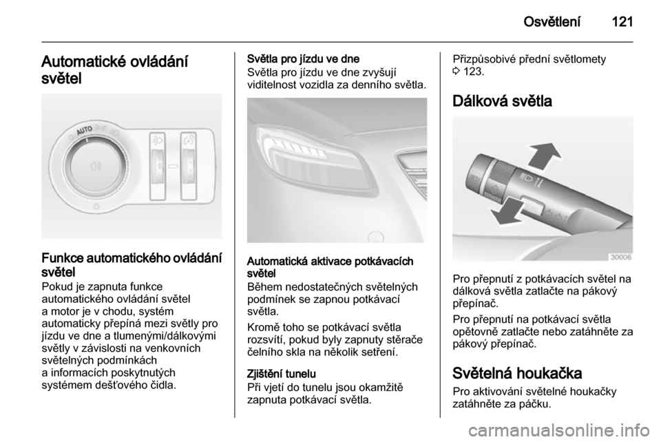 OPEL INSIGNIA 2013.5  Uživatelská příručka (in Czech) 