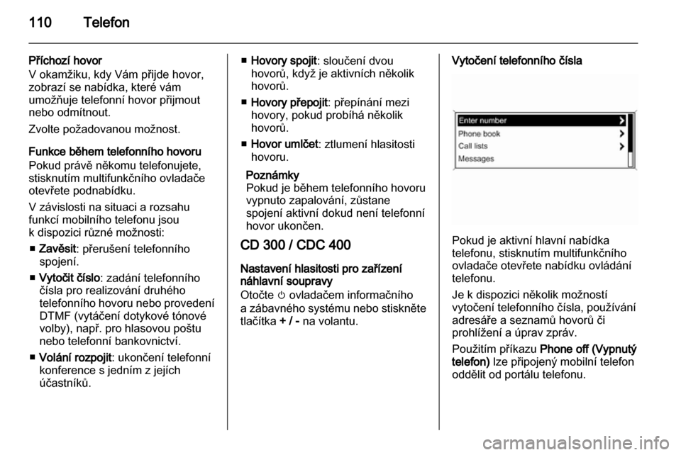 OPEL MERIVA 2011  Příručka k informačnímu systému (in Czech) 