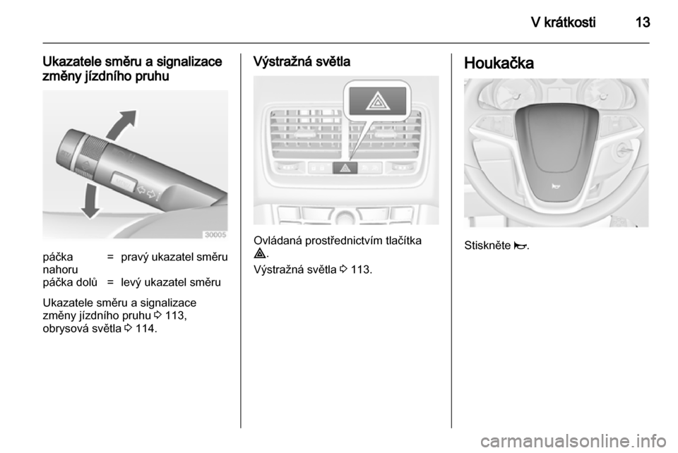 OPEL MERIVA 2011  Uživatelská příručka (in Czech) 