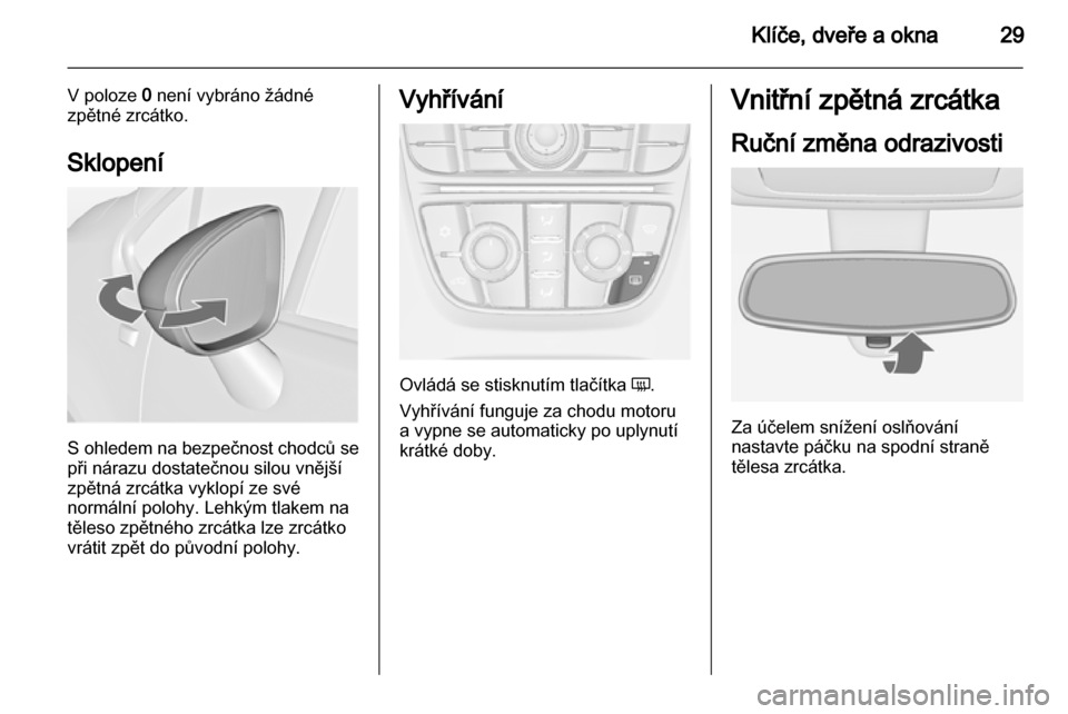 OPEL MERIVA 2011  Uživatelská příručka (in Czech) 