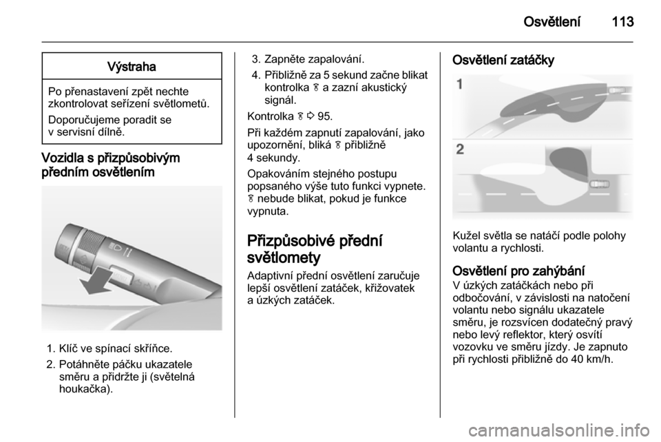 OPEL MERIVA 2011.5  Uživatelská příručka (in Czech) 