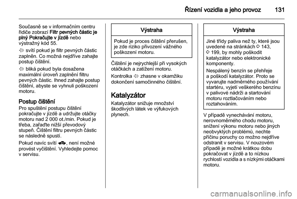 OPEL MERIVA 2011.5  Uživatelská příručka (in Czech) 