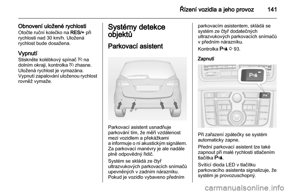OPEL MERIVA 2011.5  Uživatelská příručka (in Czech) 