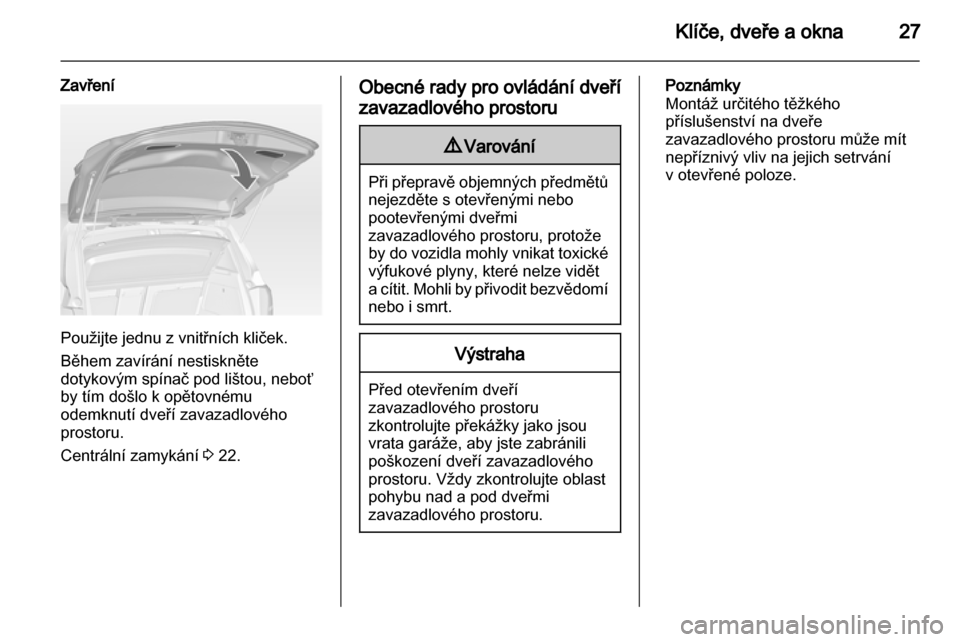 OPEL MERIVA 2012  Uživatelská příručka (in Czech) 