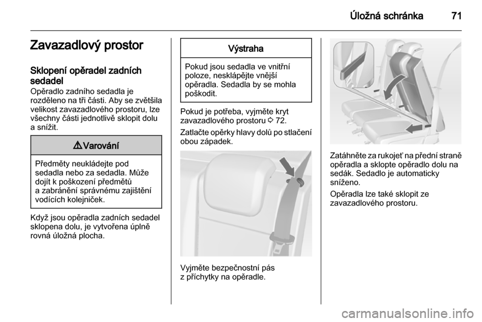 OPEL MERIVA 2012  Uživatelská příručka (in Czech) 