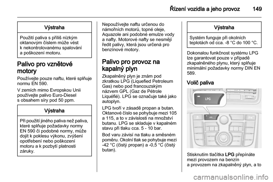 OPEL MERIVA 2012.5  Uživatelská příručka (in Czech) 