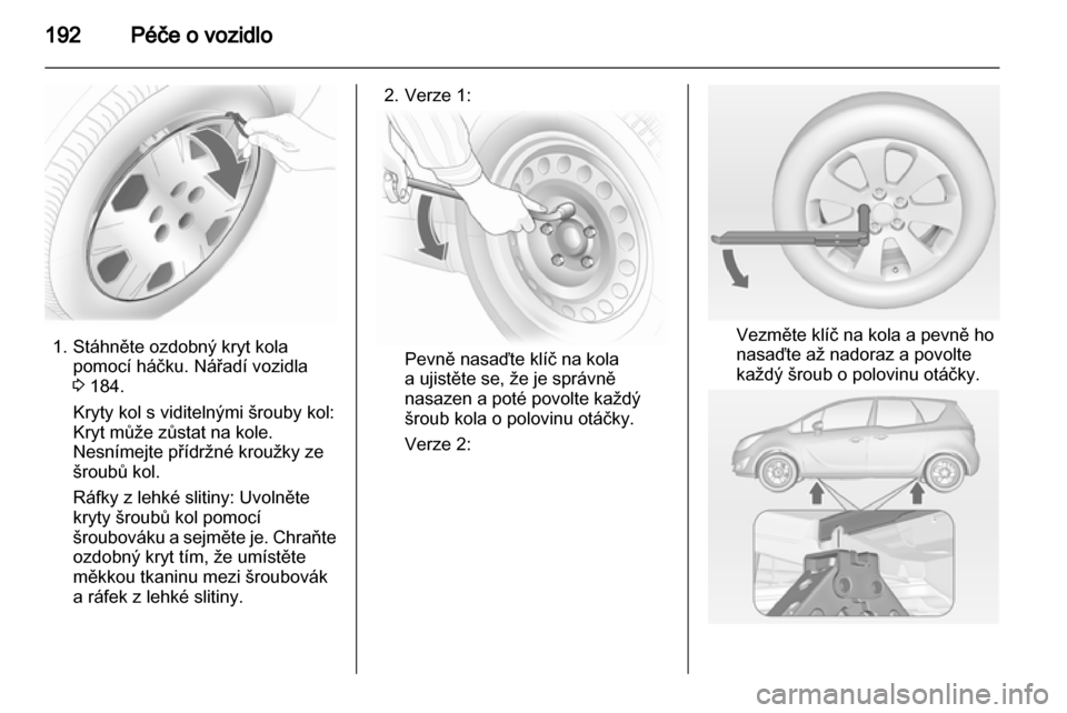 OPEL MERIVA 2012.5  Uživatelská příručka (in Czech) 