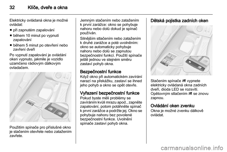 OPEL MERIVA 2012.5  Uživatelská příručka (in Czech) 