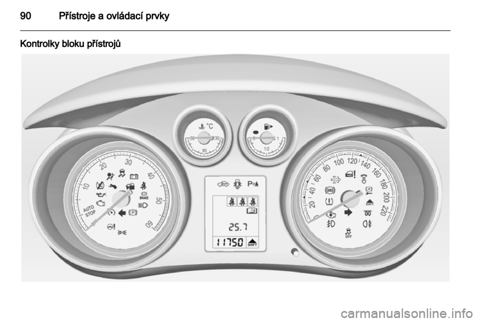 OPEL MERIVA 2012.5  Uživatelská příručka (in Czech) 