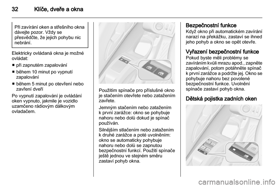 OPEL MERIVA 2013.5  Uživatelská příručka (in Czech) 