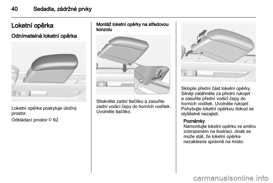 OPEL MERIVA 2013.5  Uživatelská příručka (in Czech) 