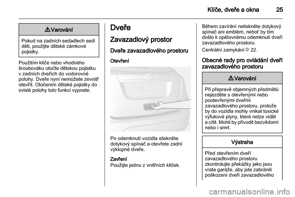 OPEL MOKKA 2013  Uživatelská příručka (in Czech) 