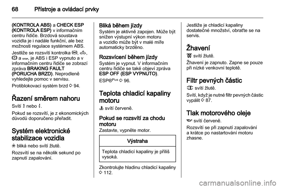 OPEL VIVARO 2011  Uživatelská příručka (in Czech) 