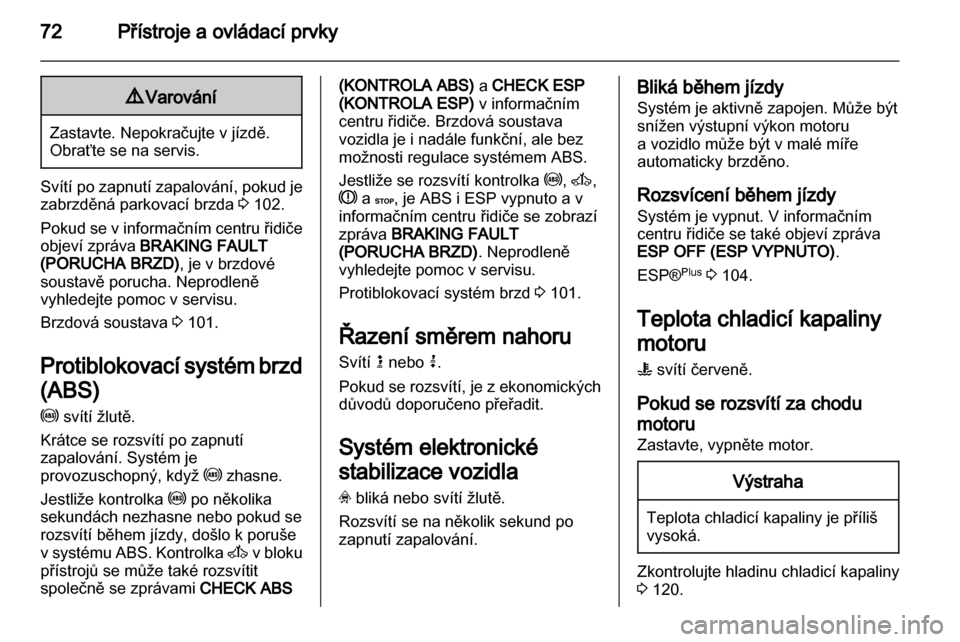 OPEL VIVARO 2011.5  Uživatelská příručka (in Czech) 
